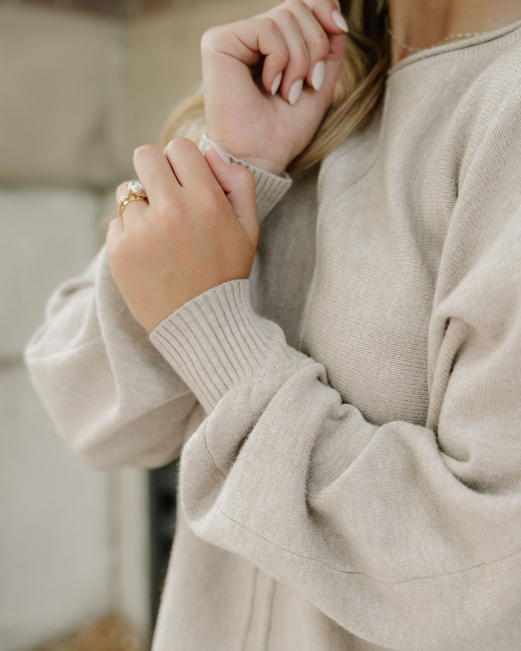 Rosa Sweater - Heather Mocha