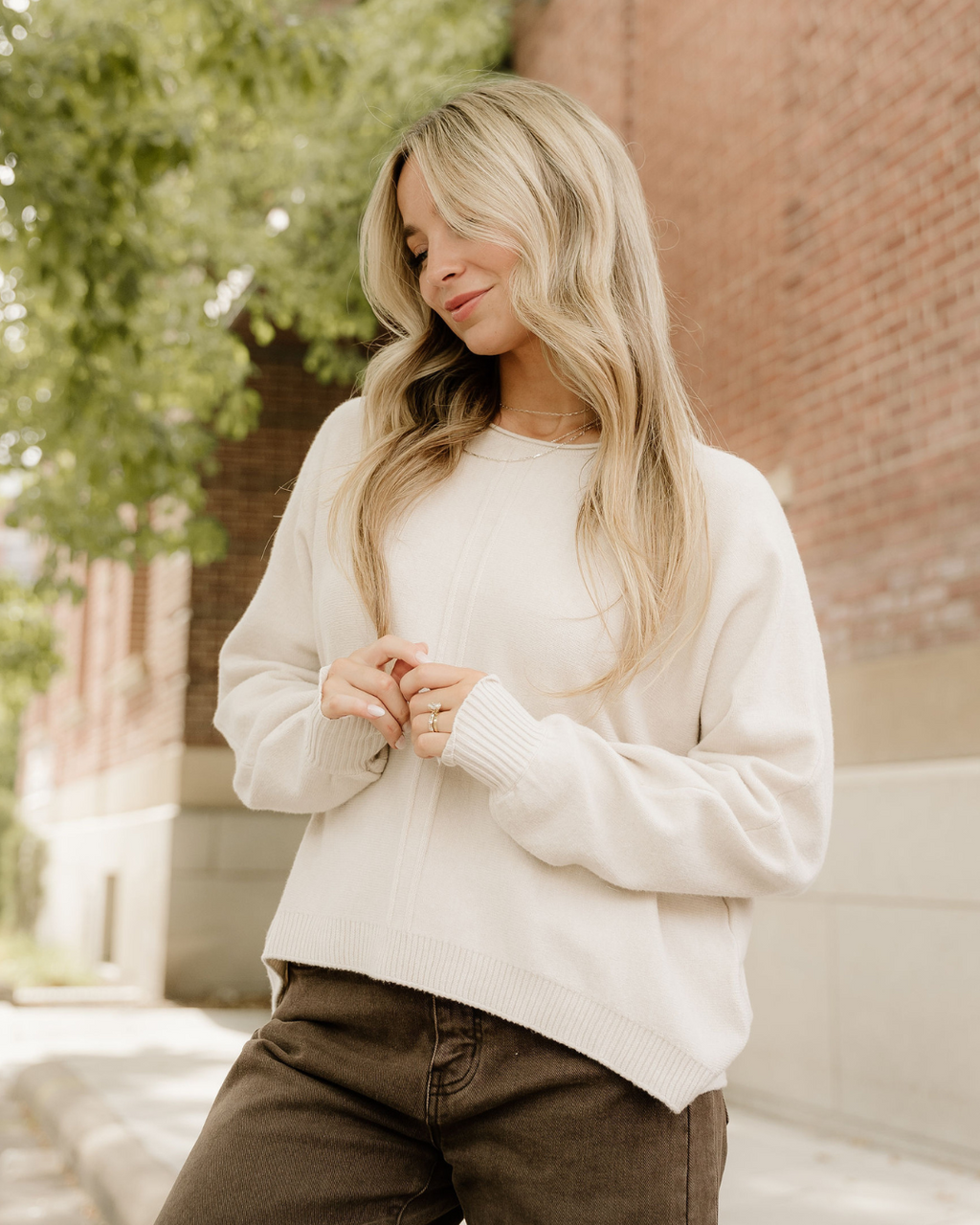 Rosa Sweater - Sand Beige