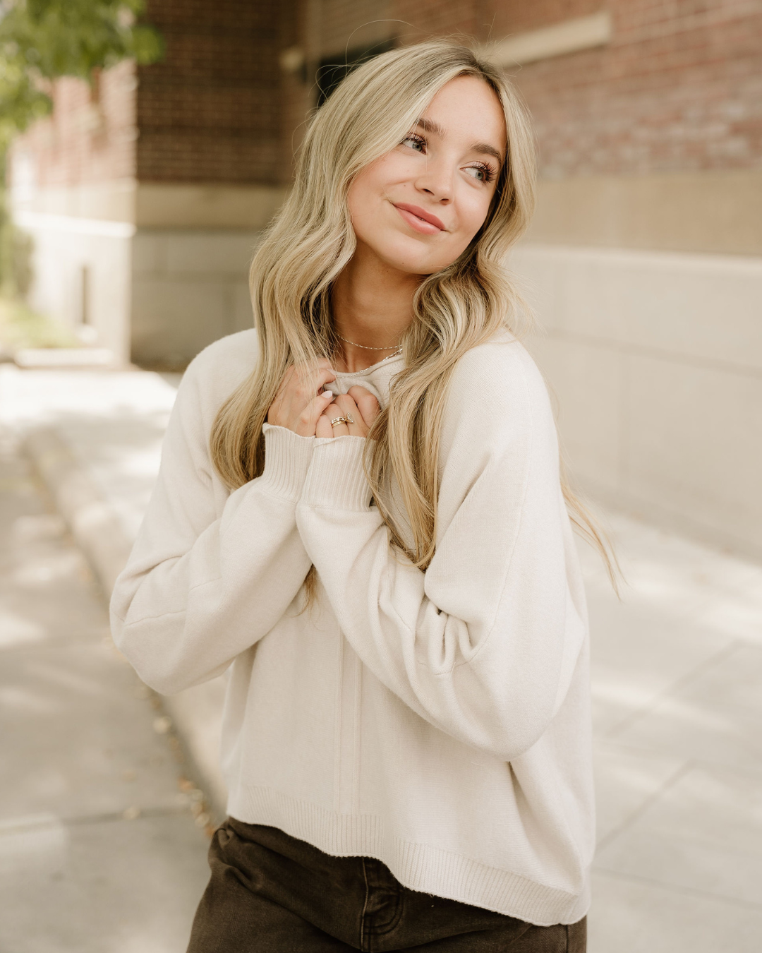 Rosa Sweater - Sand Beige