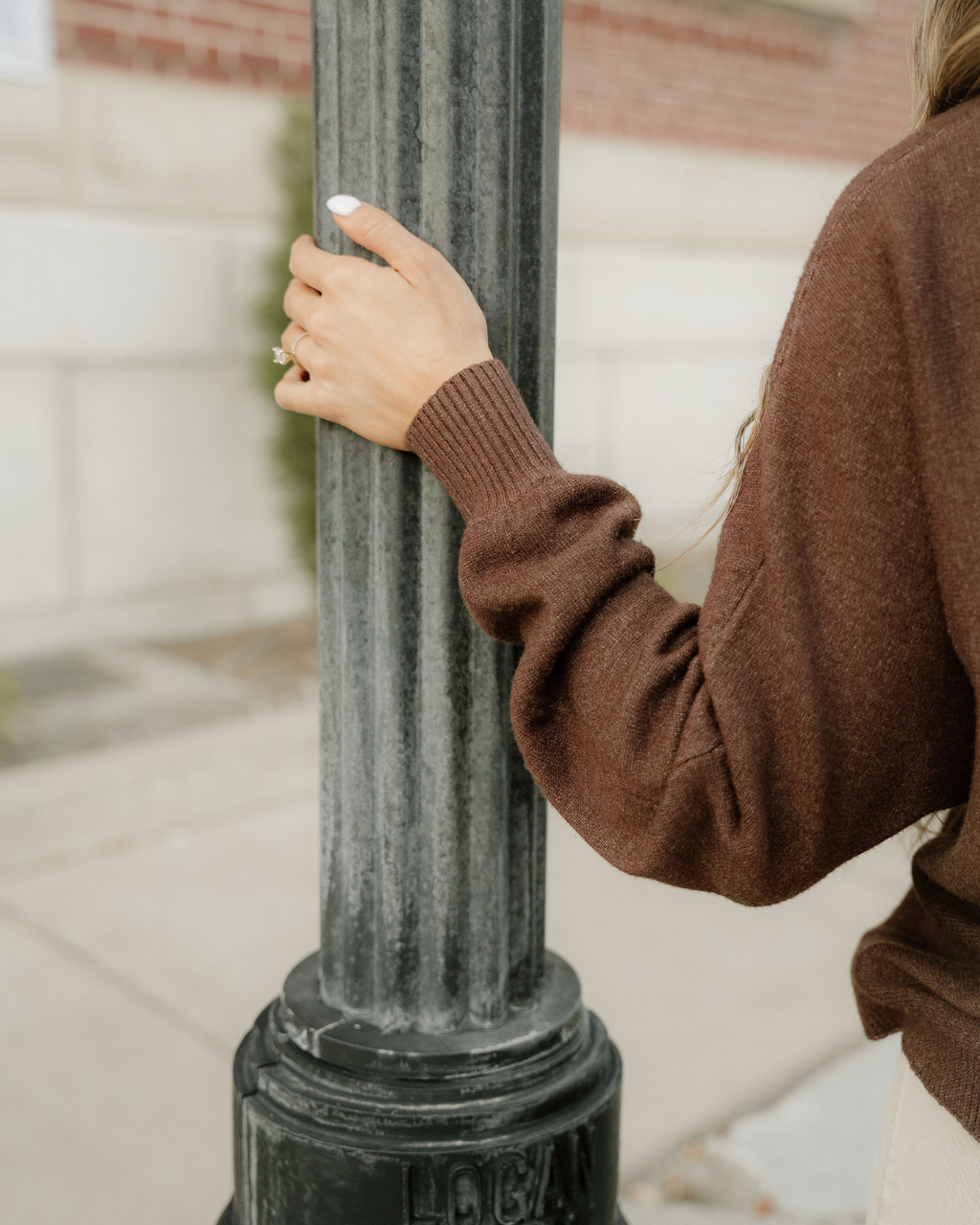 Rosa Sweater - Heather Brown