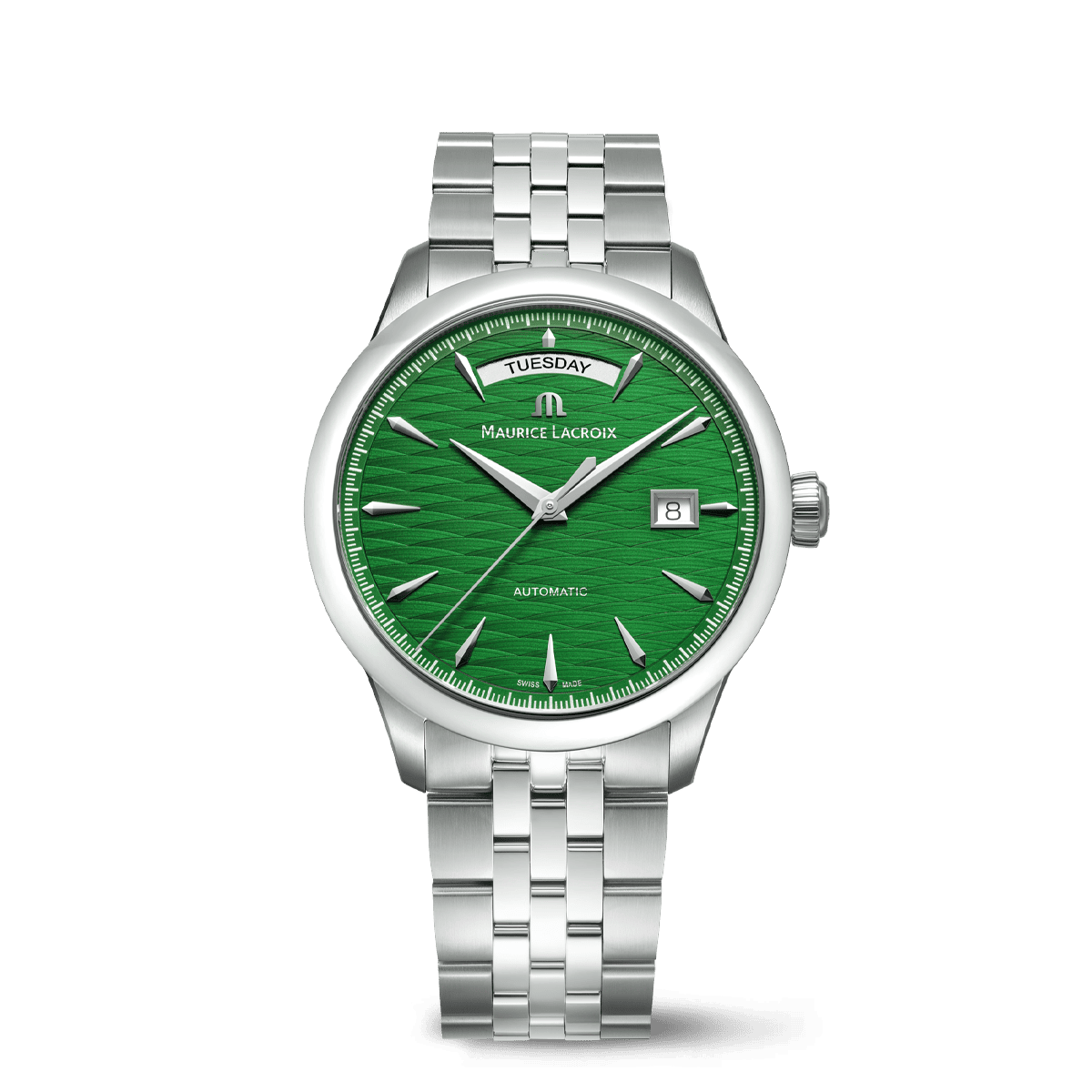 Maurice Lacroix 1975 Automatic Vagues Du Jura 40mm Green Dial Men's Watch 756058-SS002-630-1