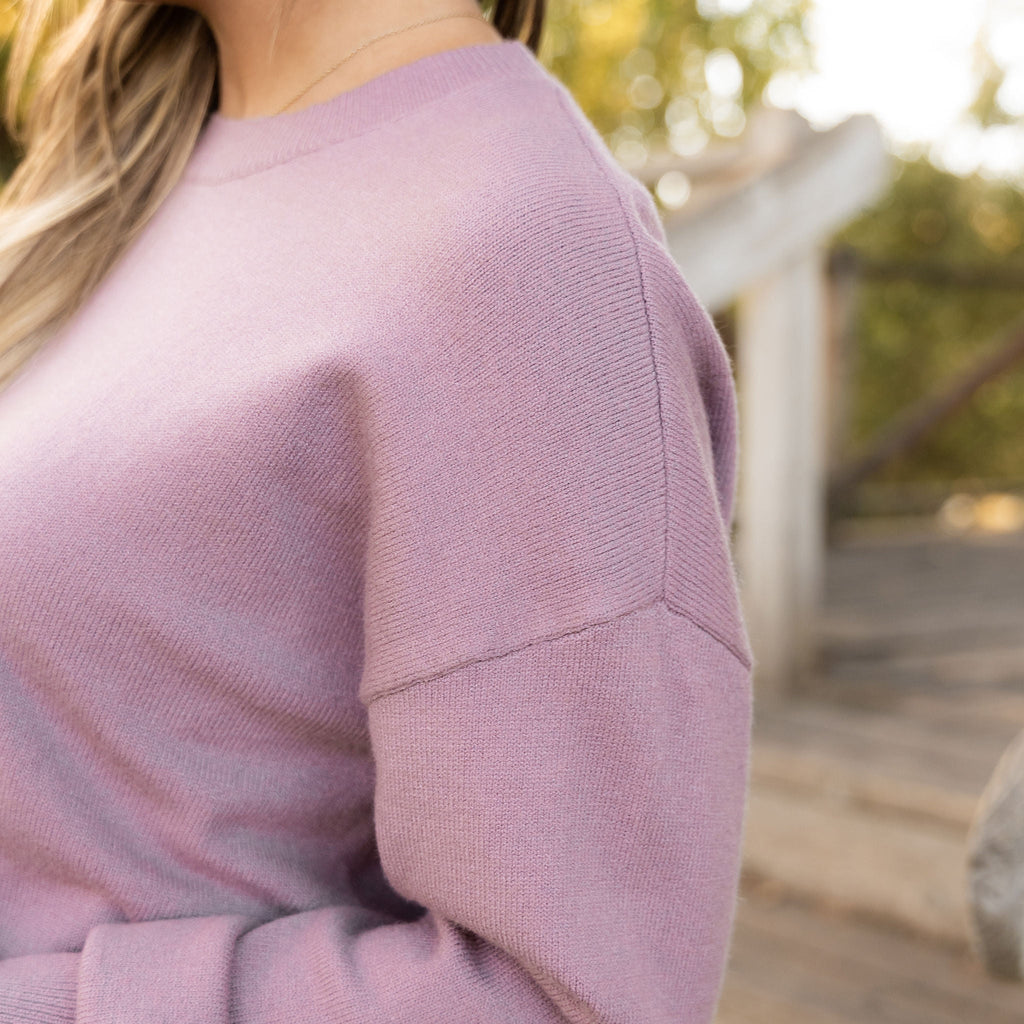 Camilla Sweater - Dusty Plum