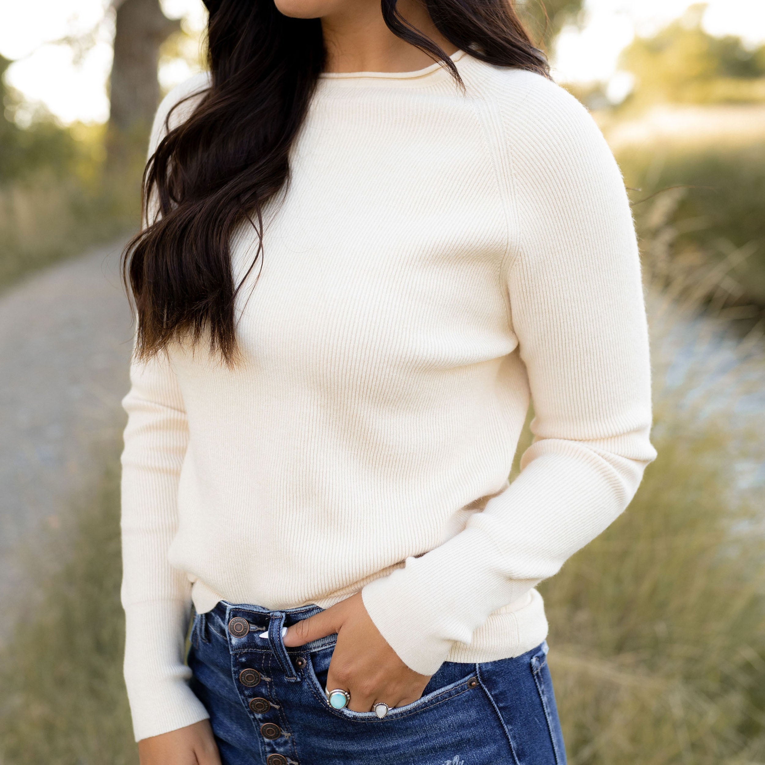 Ruth Sweater - Cream