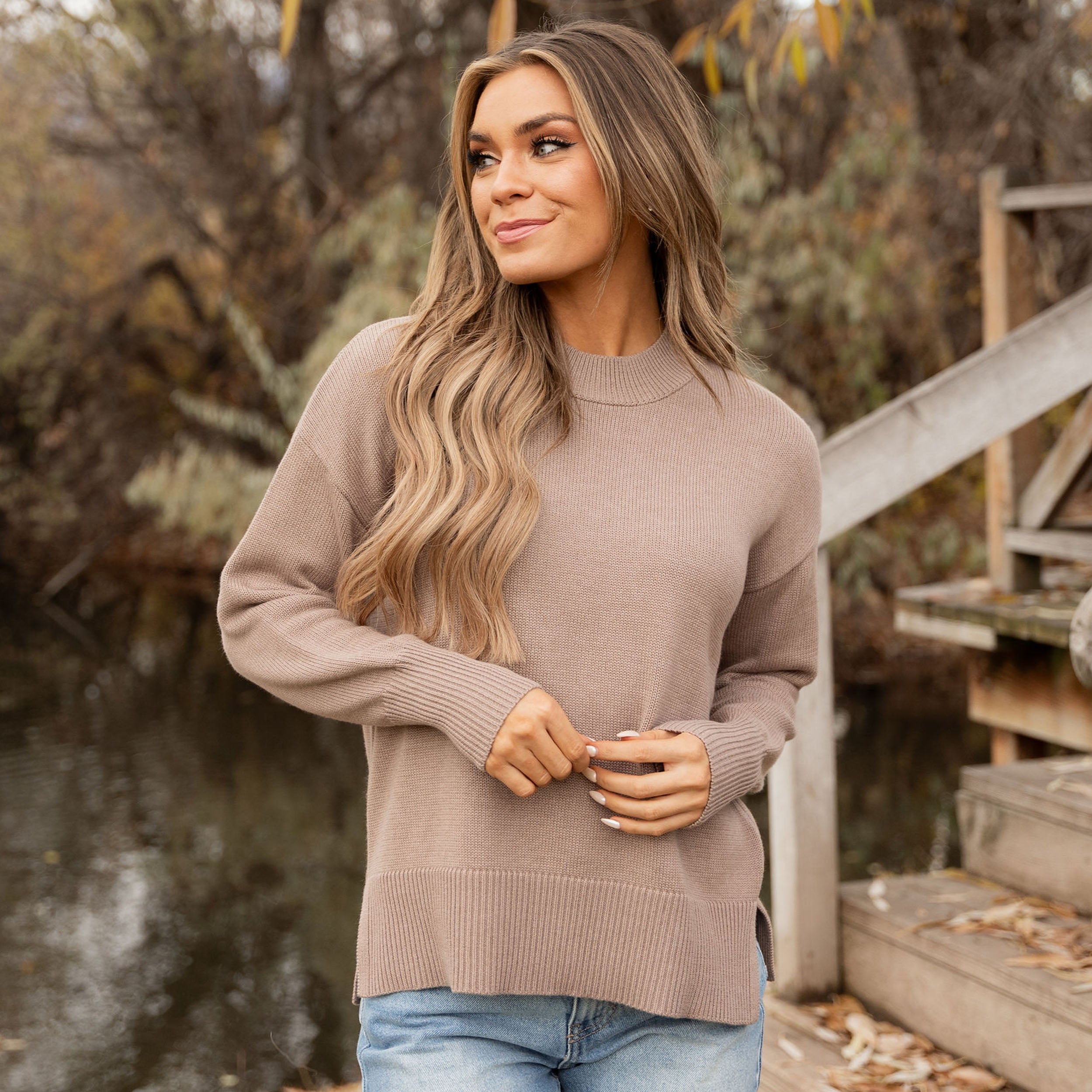 Haisley Sweater - Light Brown