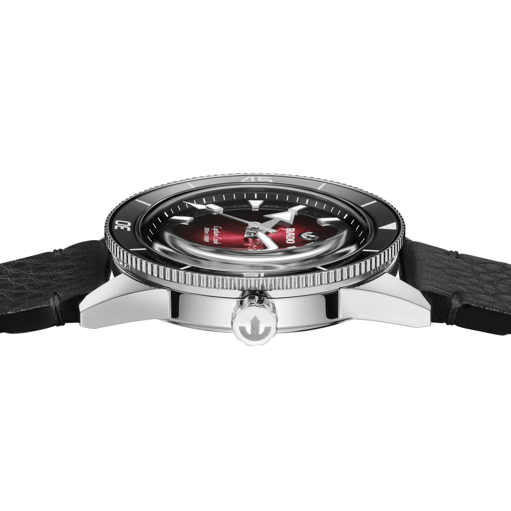 RADO Captain Cook Automatic 39mm Burgundy Dial Men's Watch R32223408