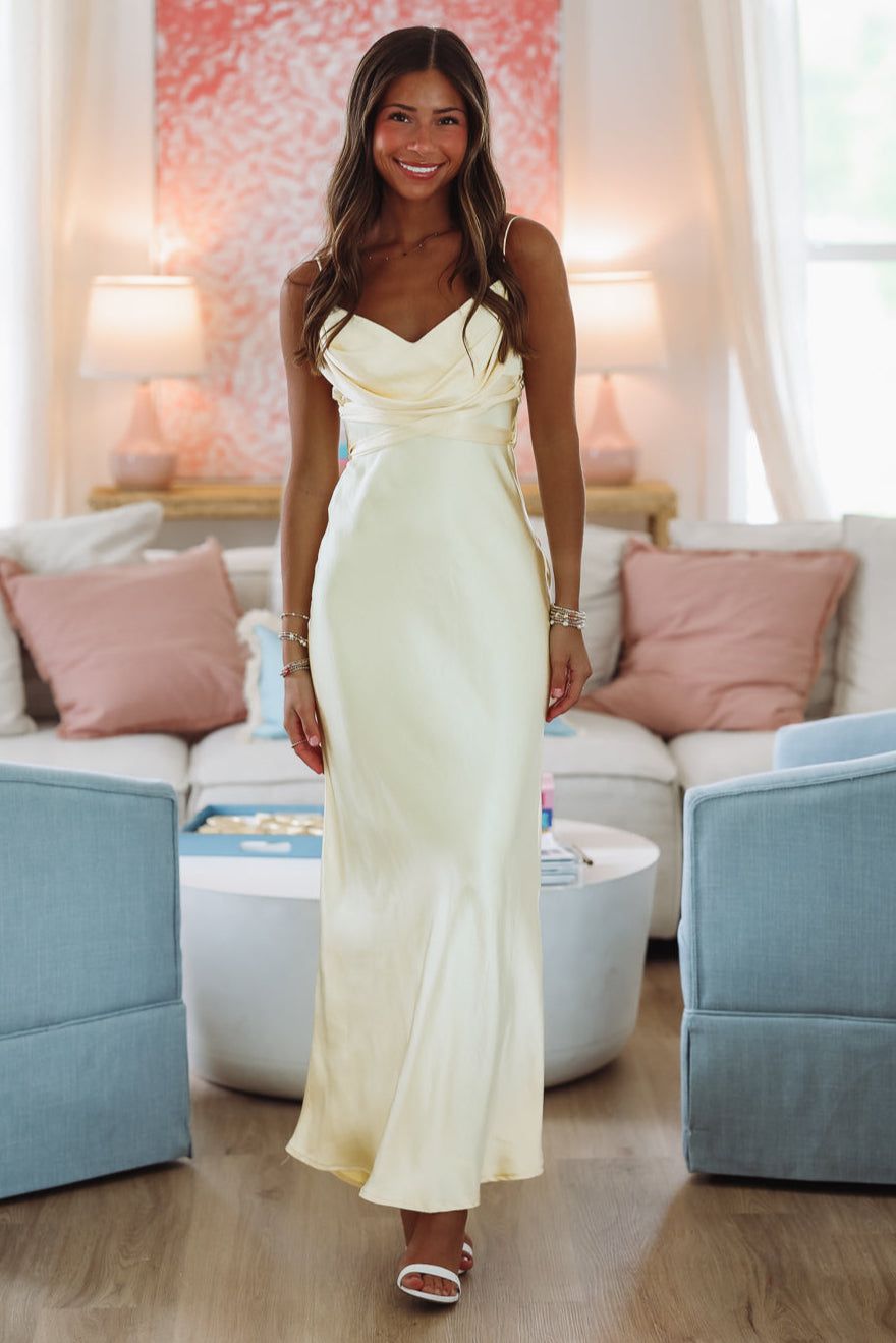 Amaryllis Maxi Dress - Yellow