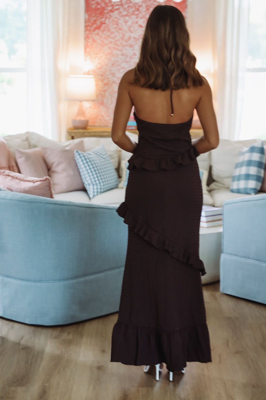 Daydream Feeling Maxi Dress - Brown