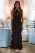 Daydream Feeling Maxi Dress - Brown