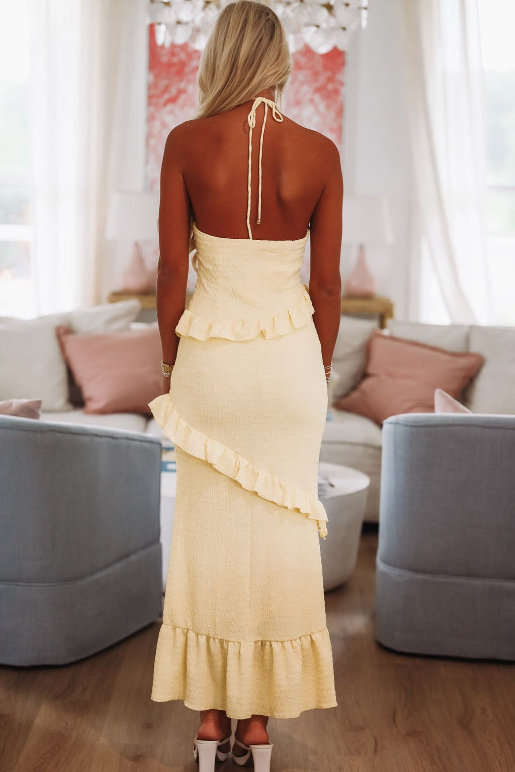 Daydream Feeling Maxi Dress - Yellow