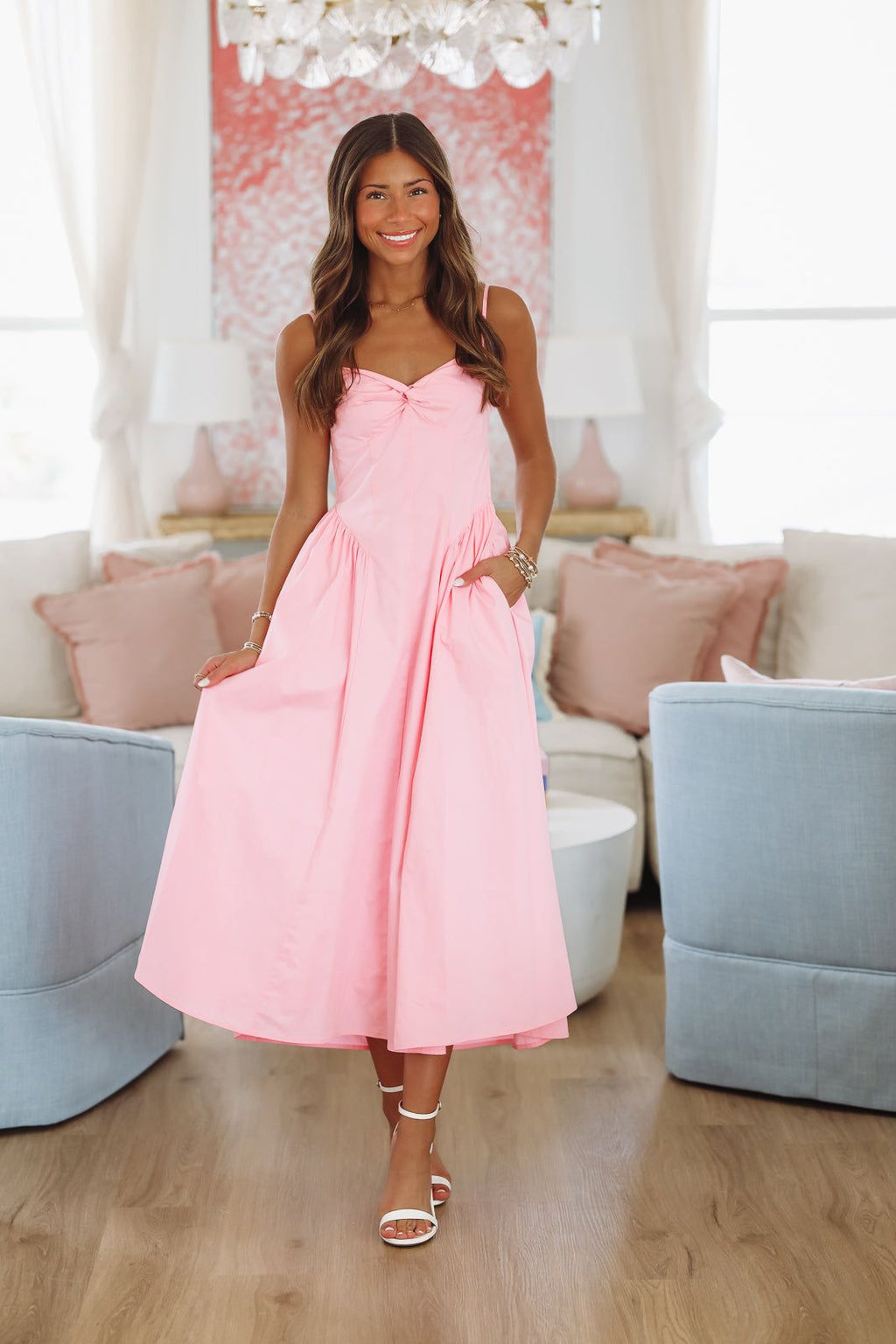 Destene Maxi Dress - Pink