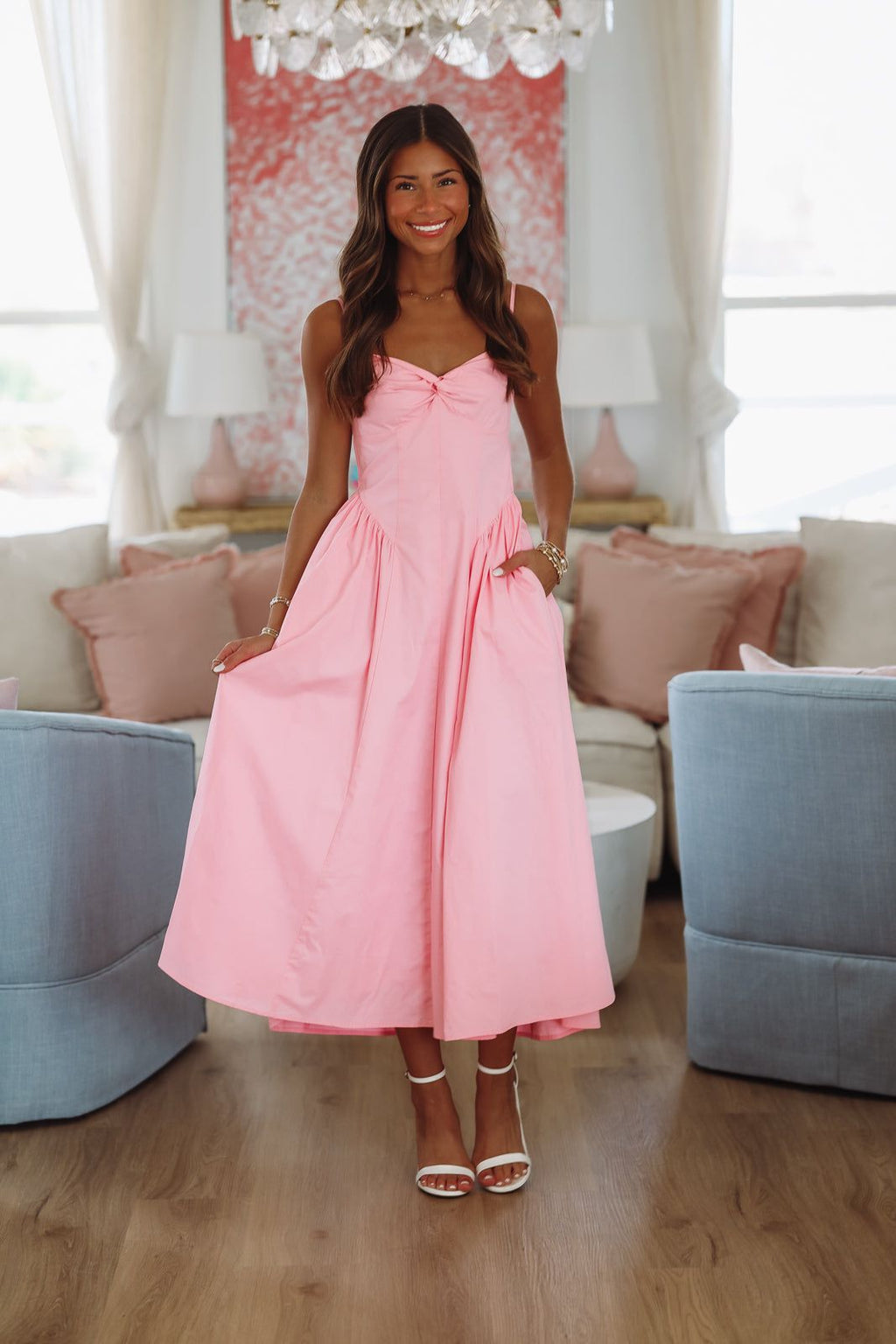 Destene Maxi Dress - Pink