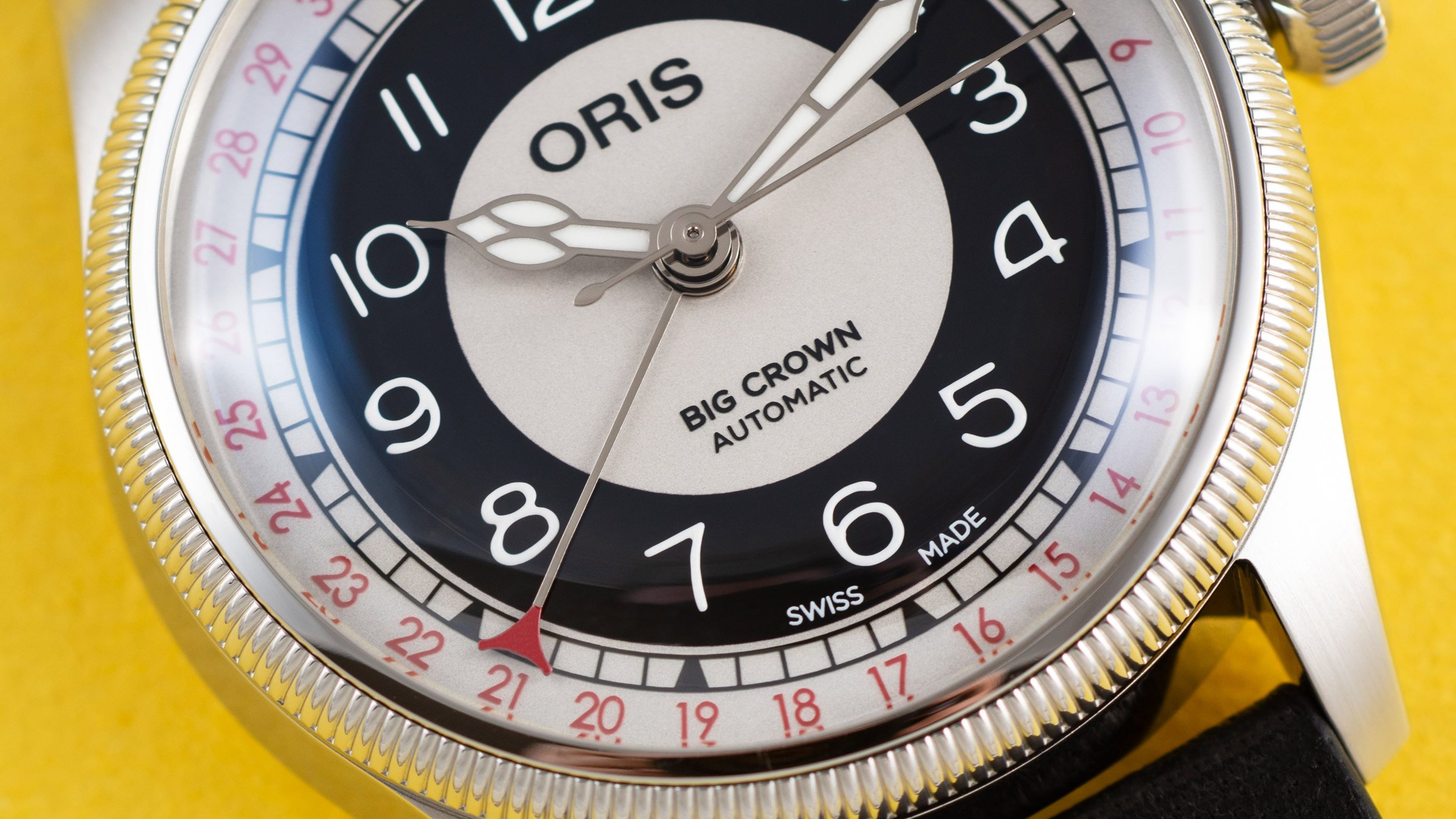 Oris Big Crown Pointer Date Bullseye 38mm Mulicoloured Dial Men's Watch 01 754 7779 4061-07 5 19 25